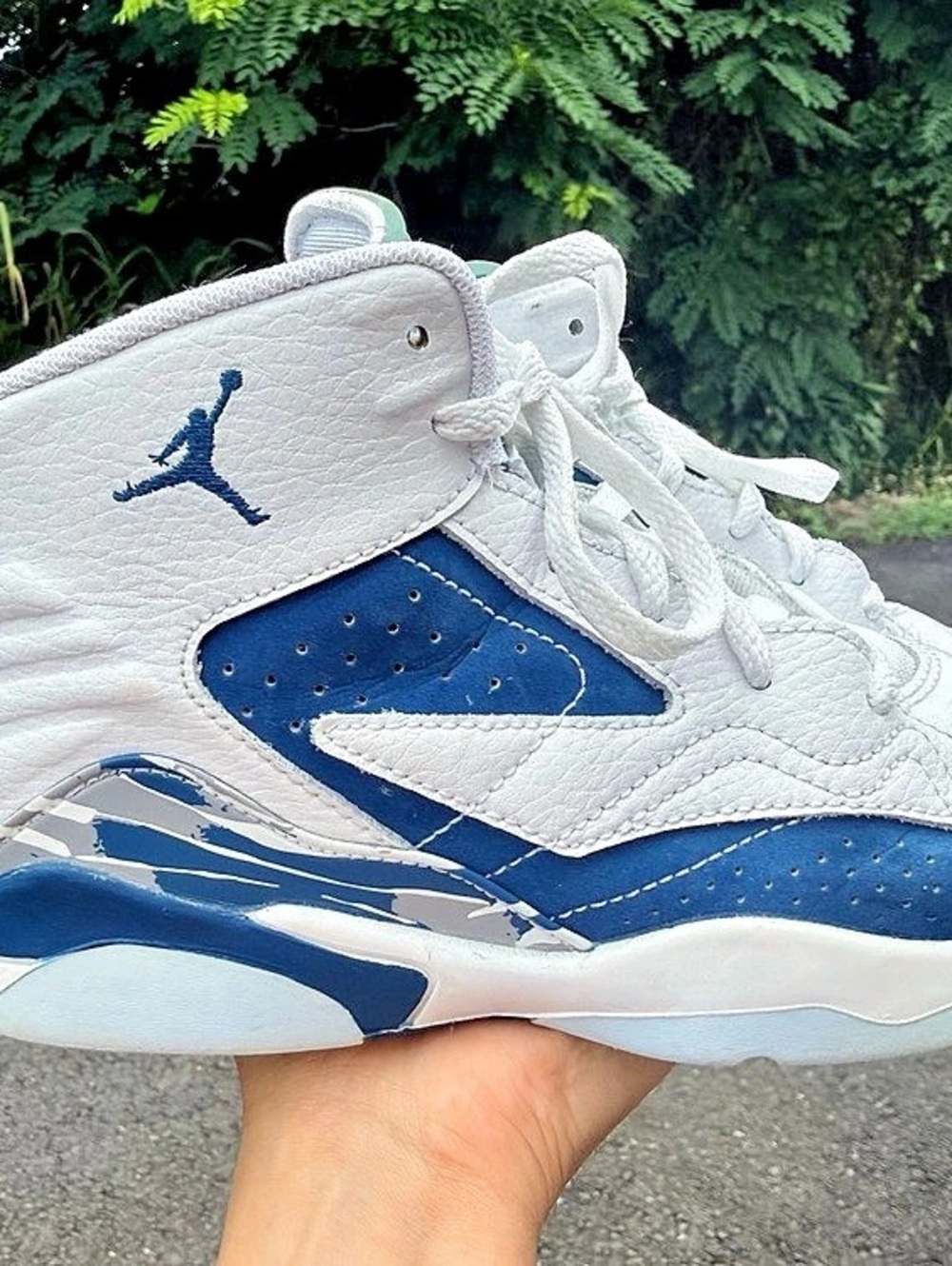 Jordan Jumpman MVP White / Blue Youth 3Y